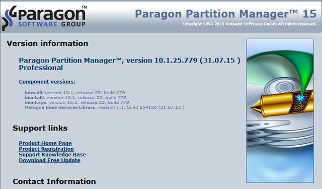 Paragon Partition Manager 15