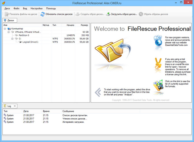 FileRescue for NTFS / FAT