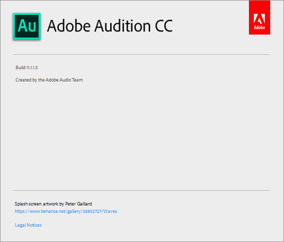 Adobe Audition CC 2018