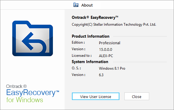 Ontrack EasyRecovery Professional