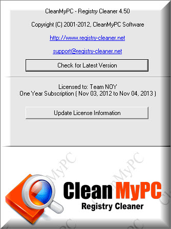 CleanMyPC Registry Cleaner 4.5