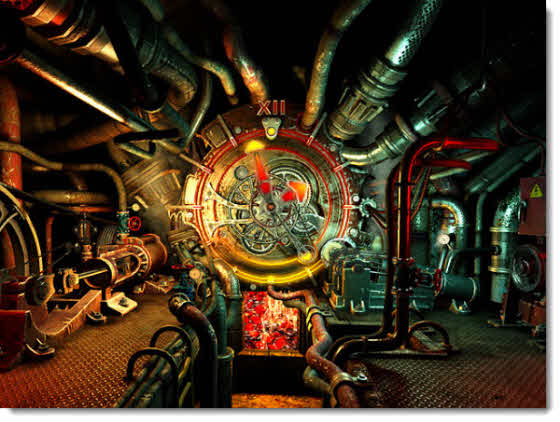 Steam Clock 3D Screensaver