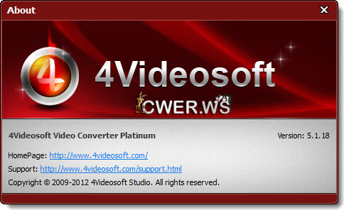  4Videosoft Video Converter Platinum 5.1.18