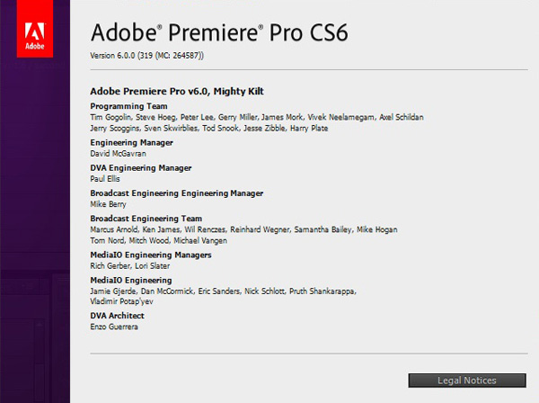 Adobe Premiere Pro CS6