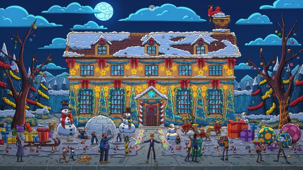 Hidden Cats in Christmas