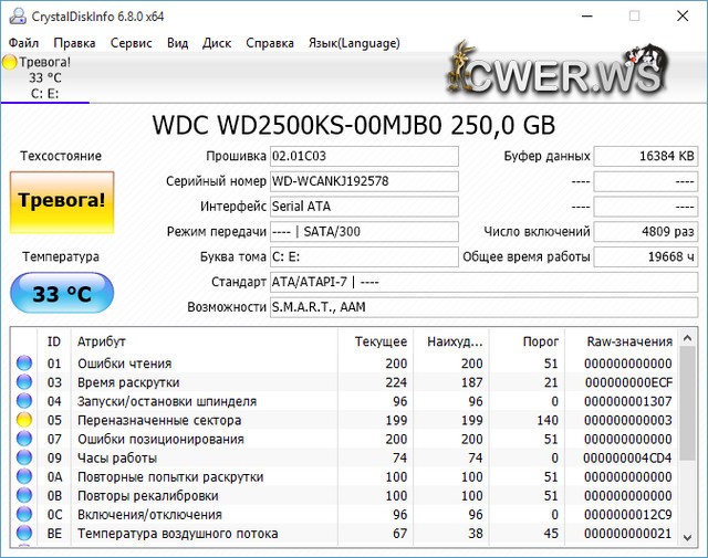 CrystalDiskInfo 6.8.0