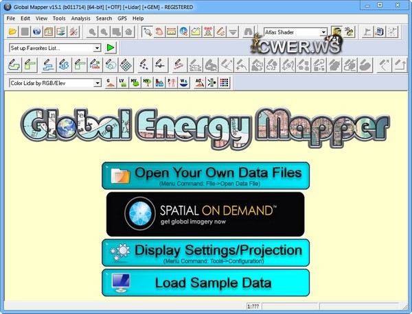 Global Mapper 15.1.1 Build 011714