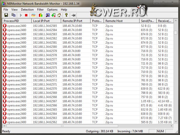 NBMonitor Network Bandwidth Monitor