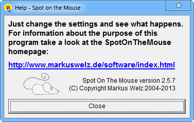 SpotOnTheMouse 2.5.7