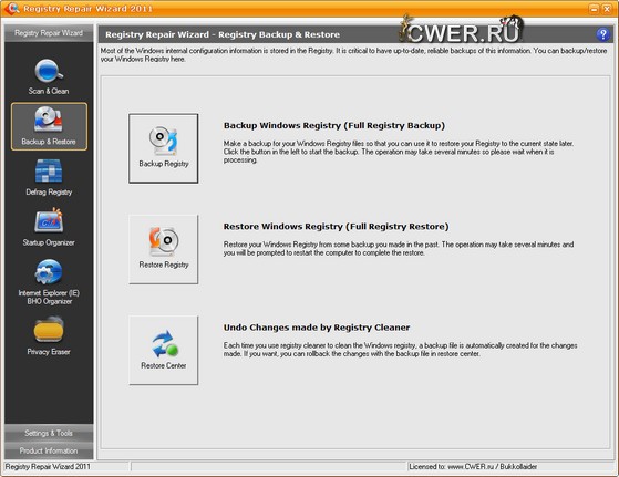 Registry Repair Wizard 2011