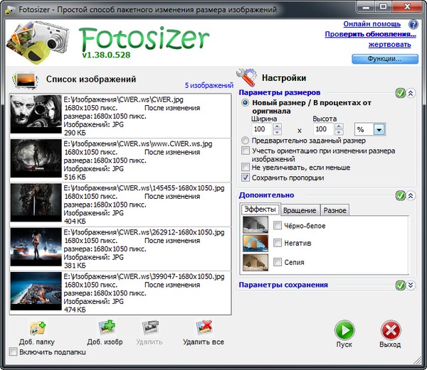 Fotosizer