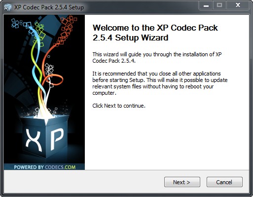 XP Codec Pack