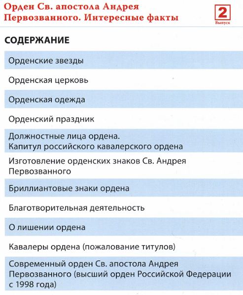 Ордена Российской империи №2 (2012)с