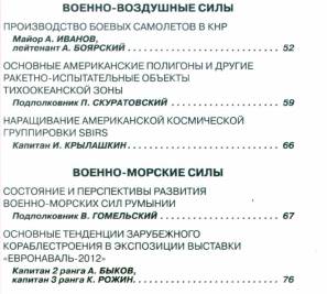 Зарубежное военное обозрение №4 (апрель 2013)с1