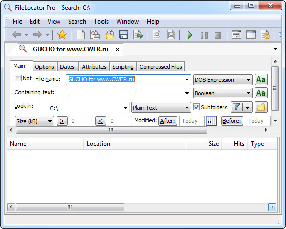 FileLocator Pro 6.0 Build 1236